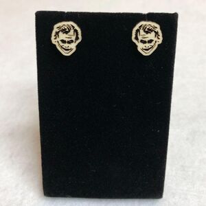 The Joker Wood Stud Earrings
